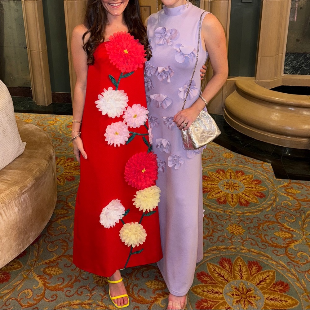 Lavender Floral Dresses